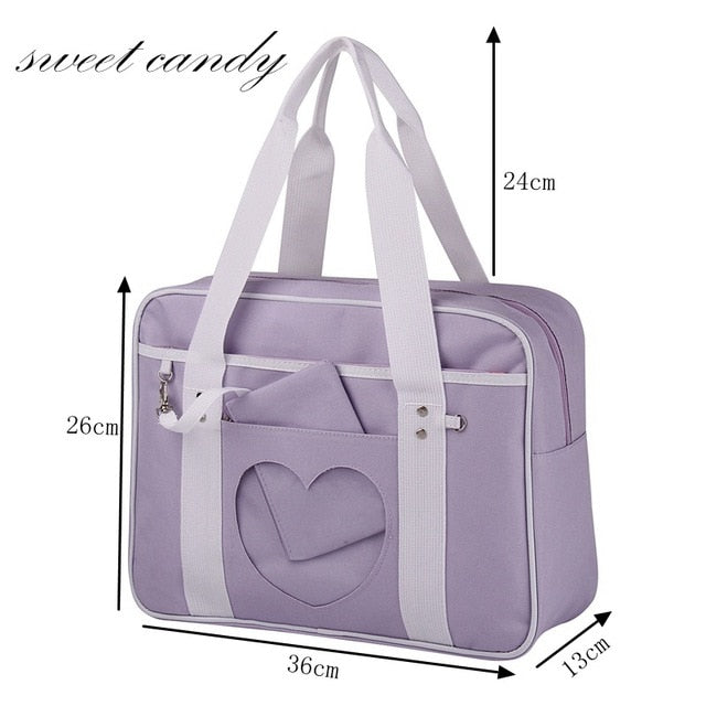 Style Pink Japanese Travel Shoulder School Bags For  Girls | Monee Patrice Elite Handbag and Accessory Collection.