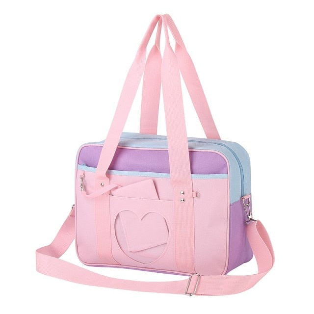 Style Pink Japanese Travel Shoulder School Bags For  Girls | Monee Patrice Elite Handbag and Accessory Collection.