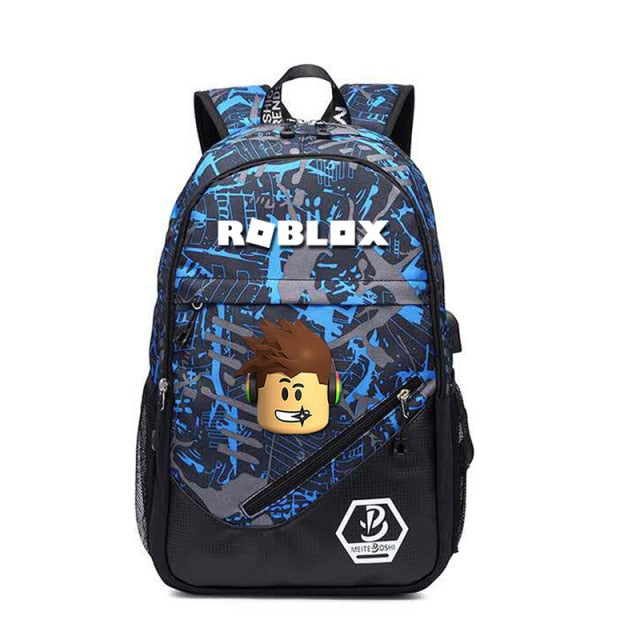 Thunder Canvas Student Backpack For Boys | Monee Patrice Elite Handbag and Accessory Collection.