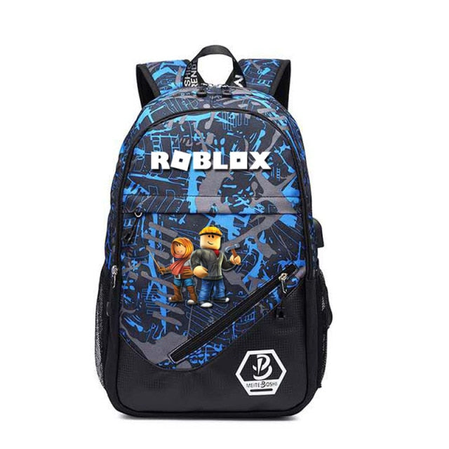 Thunder Canvas Student Backpack For Boys | Monee Patrice Elite Handbag and Accessory Collection.