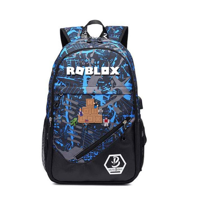 Thunder Canvas Student Backpack For Boys | Monee Patrice Elite Handbag and Accessory Collection.