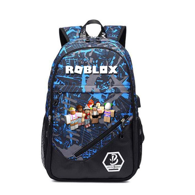 Thunder Canvas Student Backpack For Boys | Monee Patrice Elite Handbag and Accessory Collection.