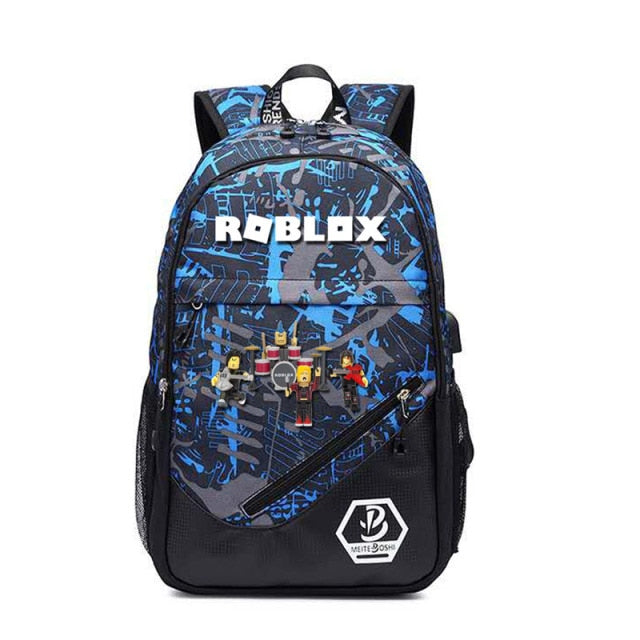 Thunder Canvas Student Backpack For Boys | Monee Patrice Elite Handbag and Accessory Collection.