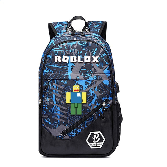 Thunder Canvas Student Backpack For Boys | Monee Patrice Elite Handbag and Accessory Collection.