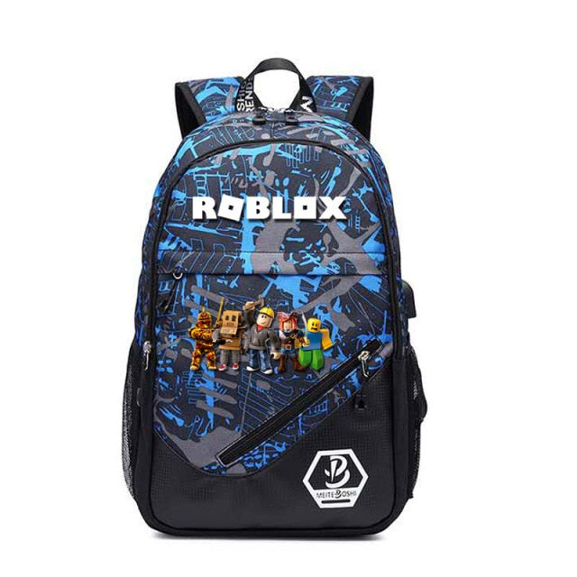 Thunder Canvas Student Backpack For Boys | Monee Patrice Elite Handbag and Accessory Collection.