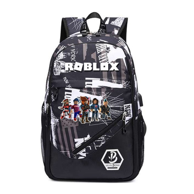 Thunder Canvas Student Backpack For Boys | Monee Patrice Elite Handbag and Accessory Collection.