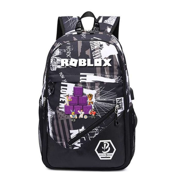 Thunder Canvas Student Backpack For Boys | Monee Patrice Elite Handbag and Accessory Collection.