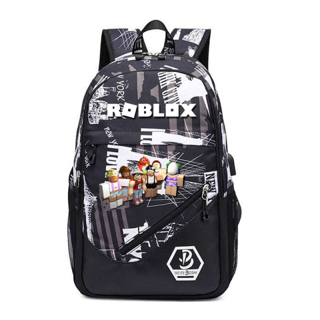 Thunder Canvas Student Backpack For Boys | Monee Patrice Elite Handbag and Accessory Collection.