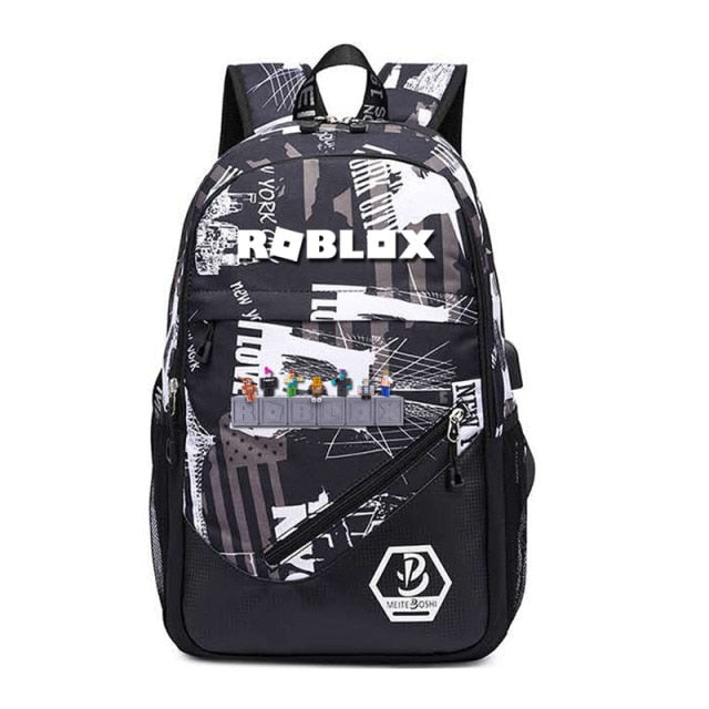 Thunder Canvas Student Backpack For Boys | Monee Patrice Elite Handbag and Accessory Collection.