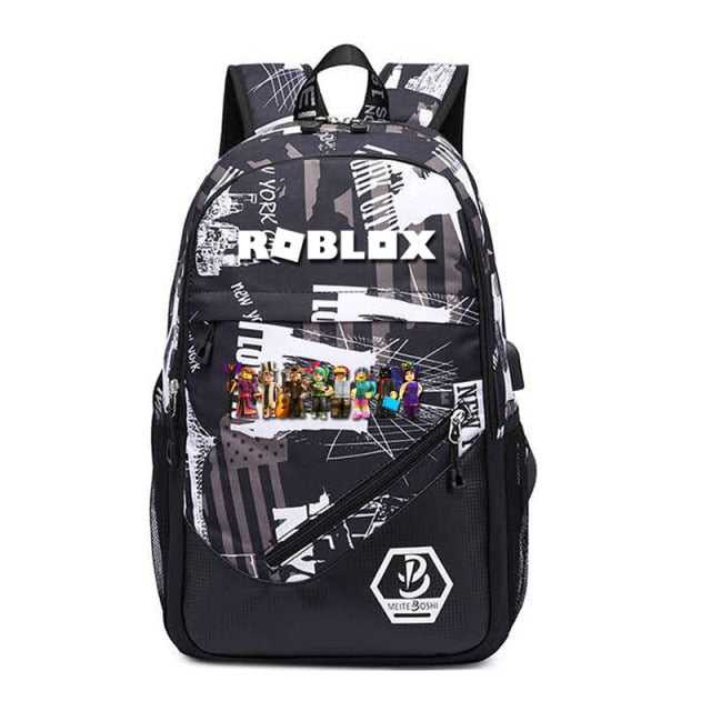 Thunder Canvas Student Backpack For Boys | Monee Patrice Elite Handbag and Accessory Collection.