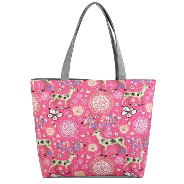 Women's Ethnic Style Printed Canvas Handbag | Monee Patrice Elite Handbag and Accessory Collection.