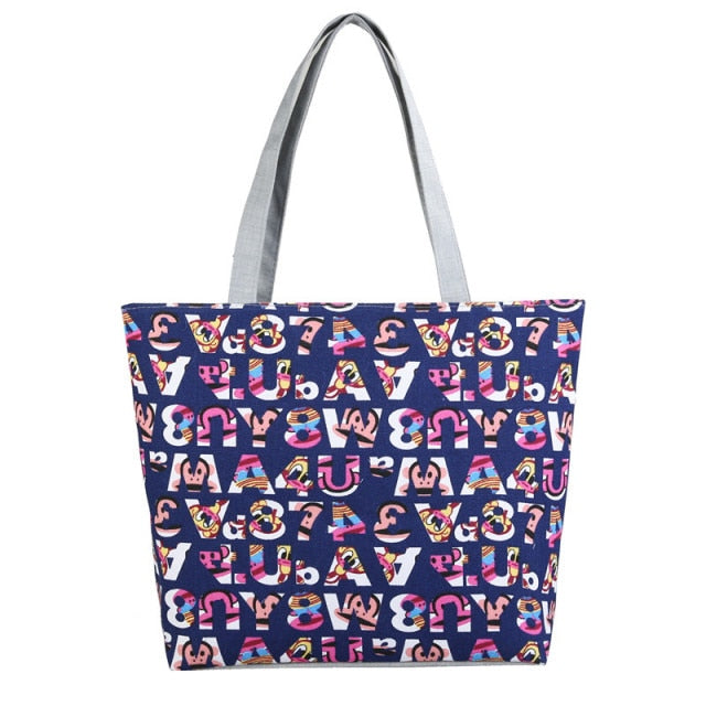 Women's Ethnic Style Printed Canvas Handbag | Monee Patrice Elite Handbag and Accessory Collection.